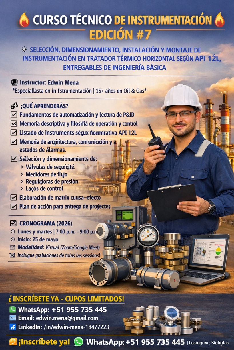 Curso Técnico de Instrumentación Edición 7